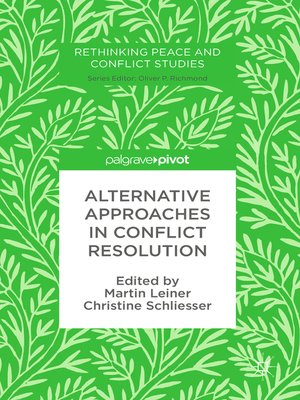 cover image of Alternative Approaches in Conflict Resolution